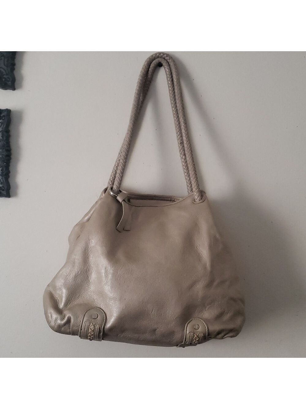 Eileen West Leather Shoulder Bag